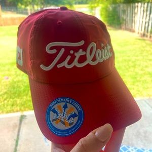 Men’s Red Titleist Hat